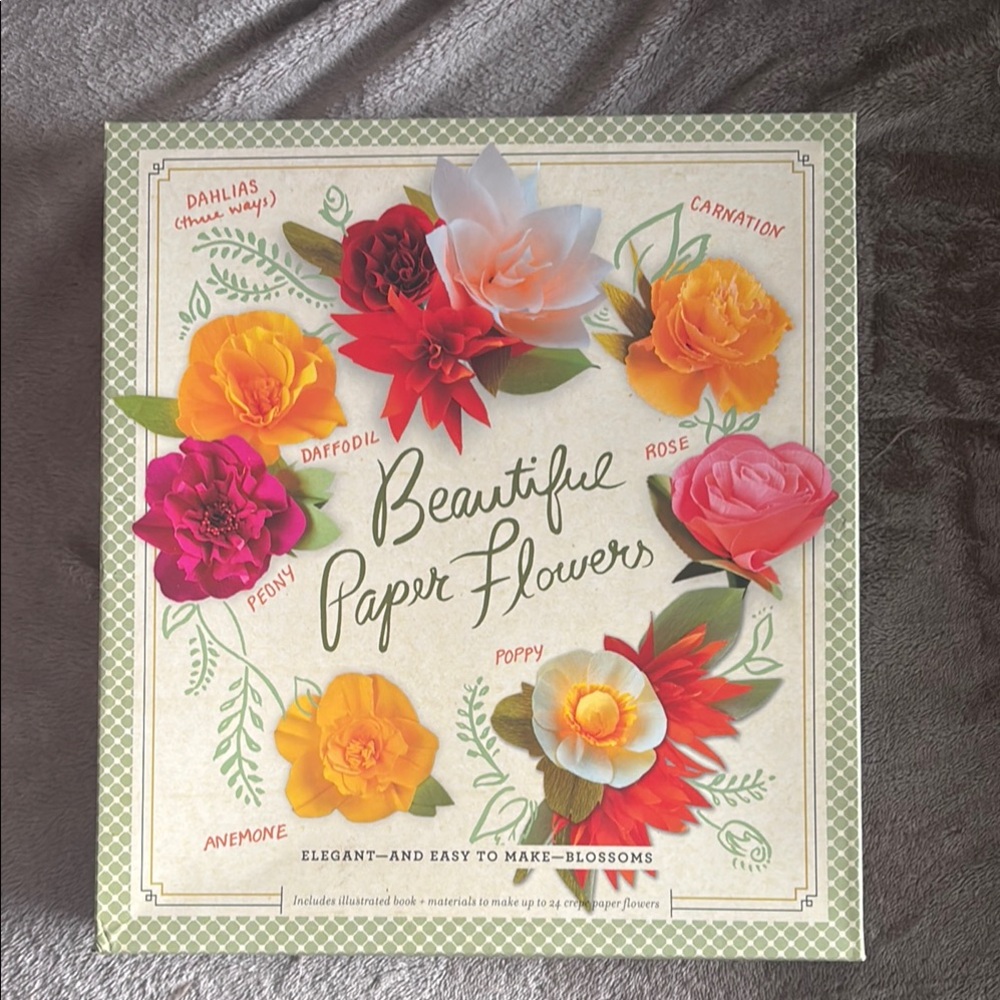 Beautiful Paper Flowers Craft Kit